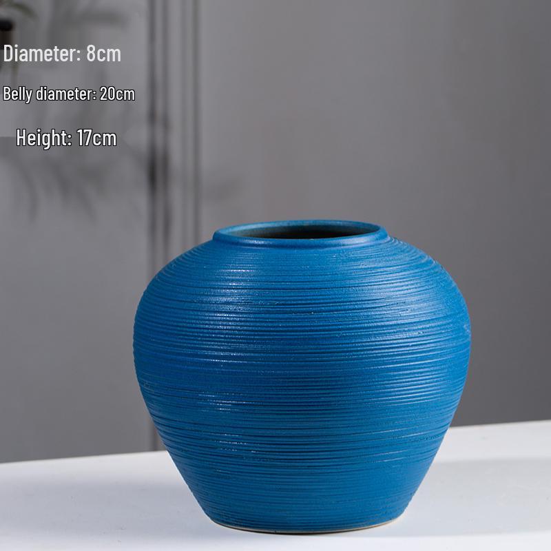 Nordic Ceramic Hydroponic Vase for Home Decor - Living Room Flower Arrangement and Dining Table Ornament