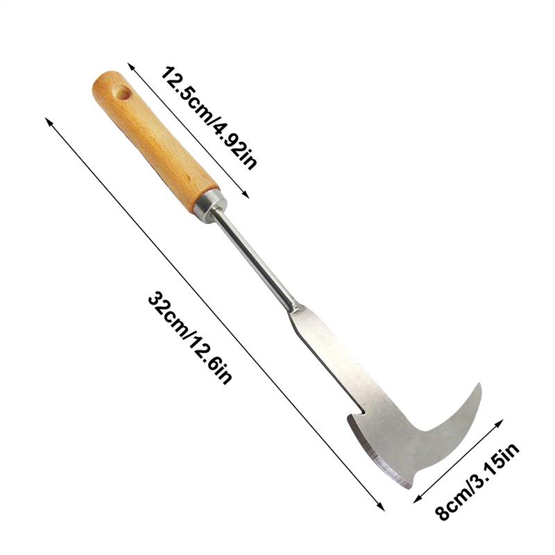 Crevice Weeder L-Shaped Paver Grass Removal Tool Long Ergonomic Handle Grass Crack Removal Aid For Yard Lawn Terrace Paving