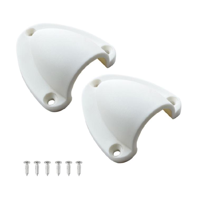 

Marine Yacht Kayak Accessories Wire Cable Vent Cover Clamshell Vent with Screws 1 белый