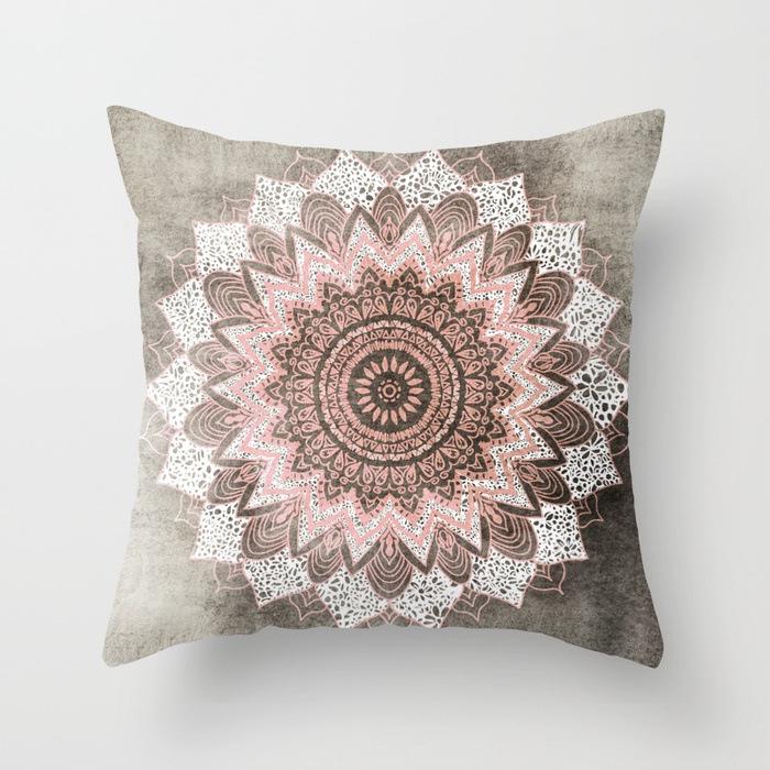 New Mandala Series Ethnic Theme Polyester Pillow Case Cushion Exotic