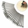 20PC 120 Grit Electroplated Diamond Burr Set Drill Bit Set Rotary Grinding Tool