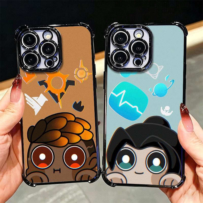V-Valorant Cute Catoon Plating Phone Case For Xiaomi Poco X5 X6 X7 X8 Pro Max F8 Ultra F7 M8 M7 M5S Redmi 15C 15 14C 13C 13 X3 1