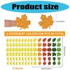 10 Sheets Maple Leaf Sticker Autumn Sticker Labels Lovely Decorative Sticker Reward Sticker Scrapbook Sticker