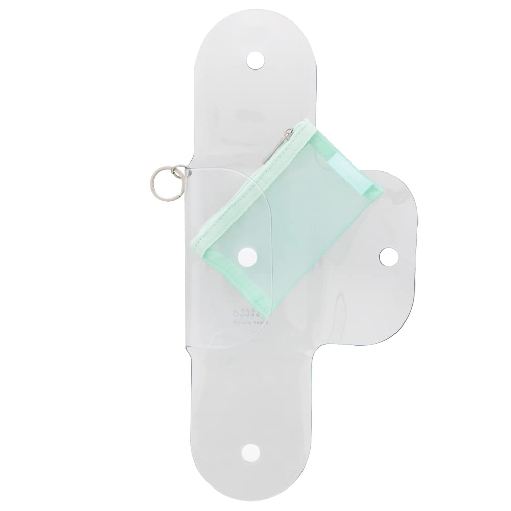 Sunstar Stationery Clear Mini Pale S2321599 Pouch, Mitte, Green,