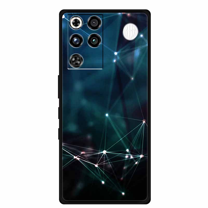 Phone Case For ZTE Nubia RedMagic 11 Pro 5G Back Cover Case Black Silicone TPU Soft Coque For Nubia RedMagic 11Pro Funda Capas