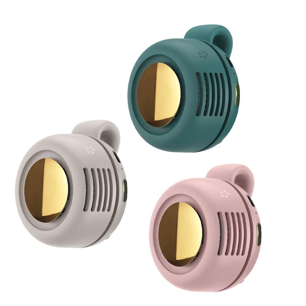 Misting Fan Portable Fan Waist Fan Cooling Fan Cycling Fishing Outdoor Travel Green Pink Portable Home Supplies