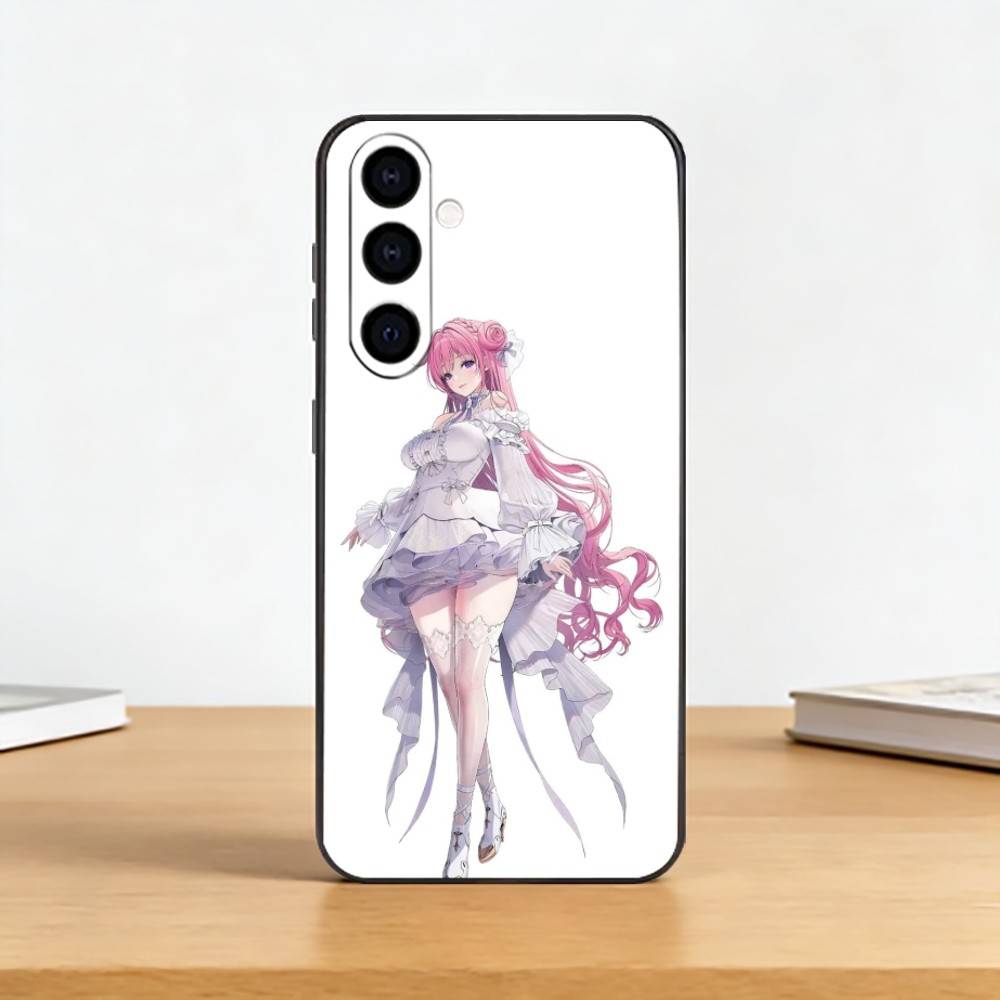 Goddess of Victory Dorothy Doro Phone Case Black Silicone Soft For Samsung Galaxy A73,A72,A71,A70,A53,A52,A51