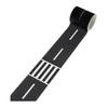 Roadway Tape Black Road Track Car Track Tape Dollhouse Miniature Decor Residue-Free Adhesive Sticker