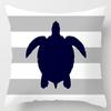 Marine sailor flower pillowcase home office decoration pillow bedroom sofa car cushion cover