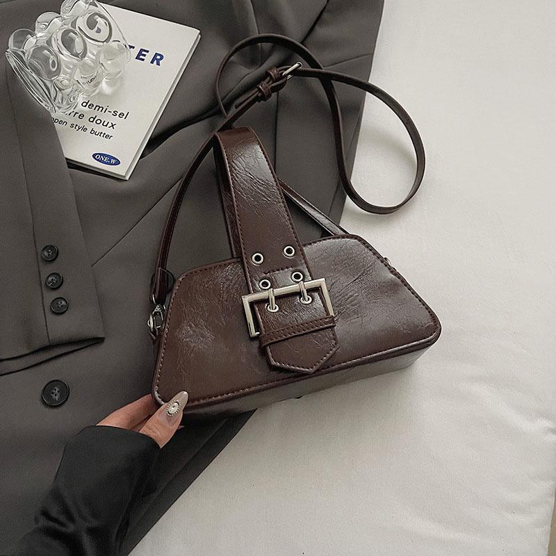 Módní ruční malá čtvercová taška pro ženy Nové korejské jednoduché PU kožené tašky přes rameno pro ženy dojíždějící crossbody peněženky