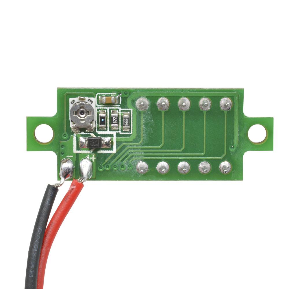 0.28 Inch DC 2.5-30V Mini LED Digital Voltmeter Voltage Meter Panel 2 Wire Car Motocycle Electric Volt Tester 5V 12V 24V