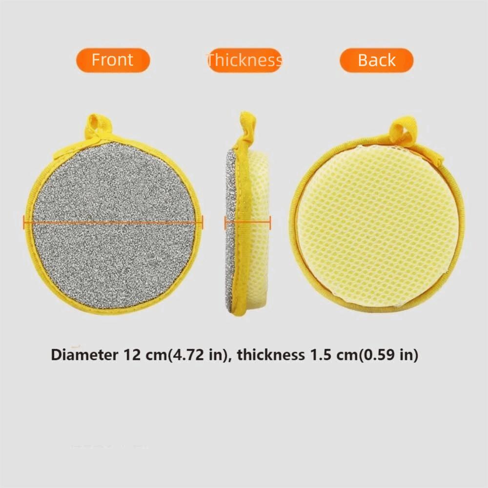 10PCS Double Side Dishwashing Sponges Washable Dish Wash Sponges  Pot Cleaning