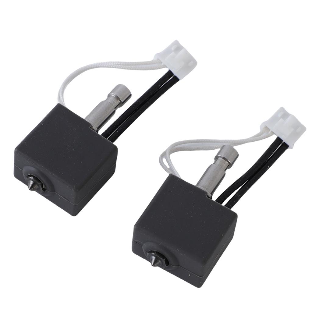 2Pcs 3D Printer Hotend Kit Replacement for Anycubic Kobra S1 Combo 0.4mm Hardened Steel Nozzle 200K Thermistor 600 Mm S