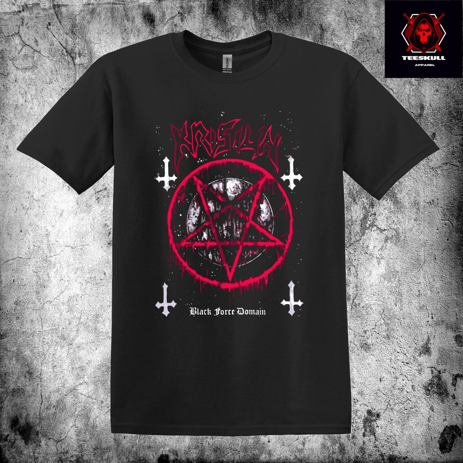 

26 Krisiun Black Force Domain Heavy Metal Rock Unisex Cotton T-SHIRT S-3XL Unisex T-Shirt M