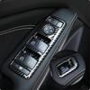 5Pcs/Set ABS Plastic Carbon Fiber Look Window Lift Switch Button Frame Sticker Fit for Mercedes-Benz A/B/C/E Class /CLA/GLA/GLE/ML/GLK
