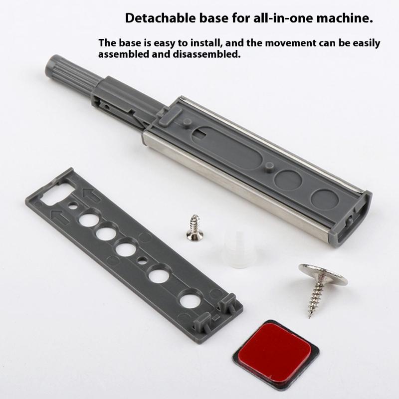 Touch To Open Cabinet Door Hardwares Quiet Auto Closing Mechanism Heavy Type Anti Pinches for Kitchen Bathroom