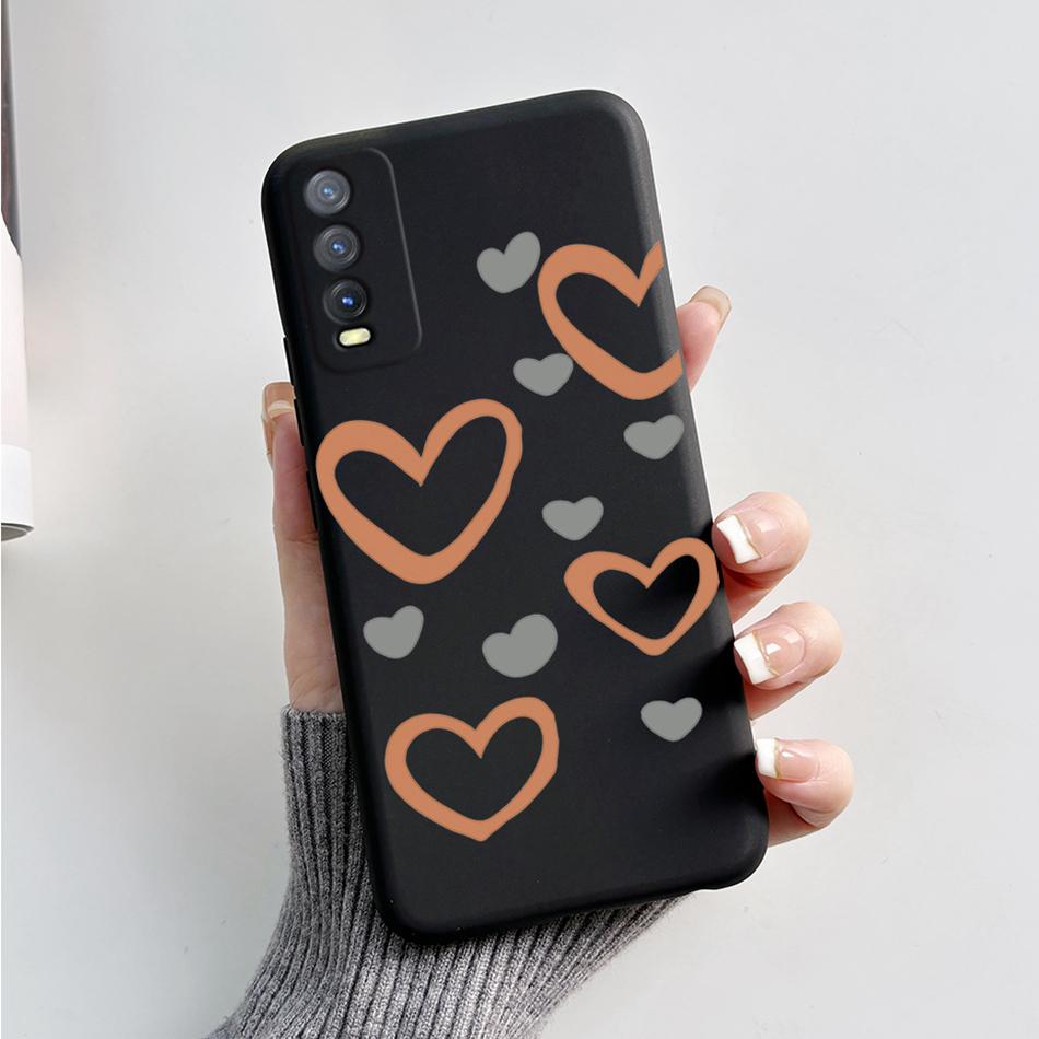For Vivo V2027 V2029 Vivo Y20 Y20i Y20s Case Cute Bear Cartoon Frog Back Cover Soft Silicone Funda For Vivo Y11s Y12s Y12a Etui