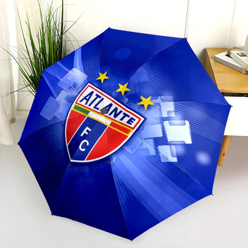 Atlante FC  Pattern, Automatic Folding Umbrella, Portable and Foldable Design, 8 Ribs, a Christmas or Birthday Gift.