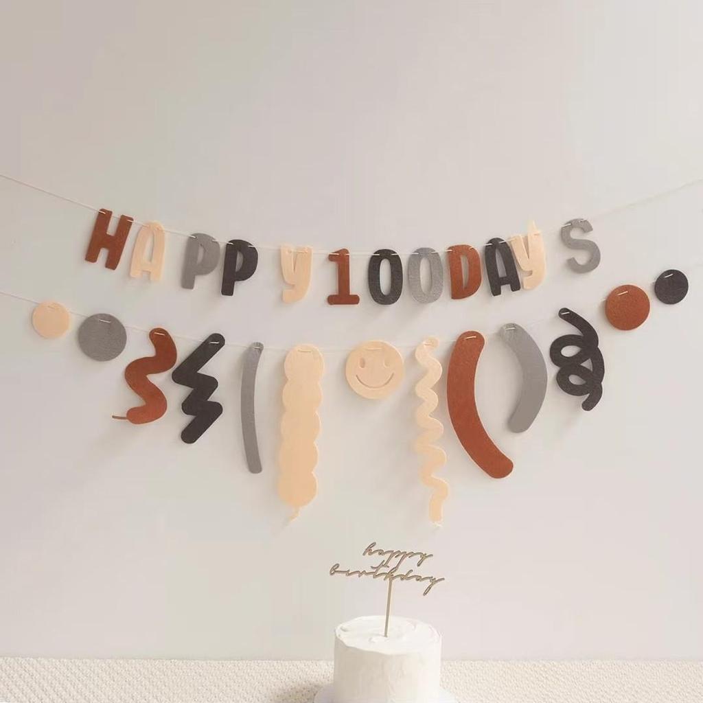 Minimalist Baby Photo Props for Milestones: Newborn, 100 Days, and First Birthday