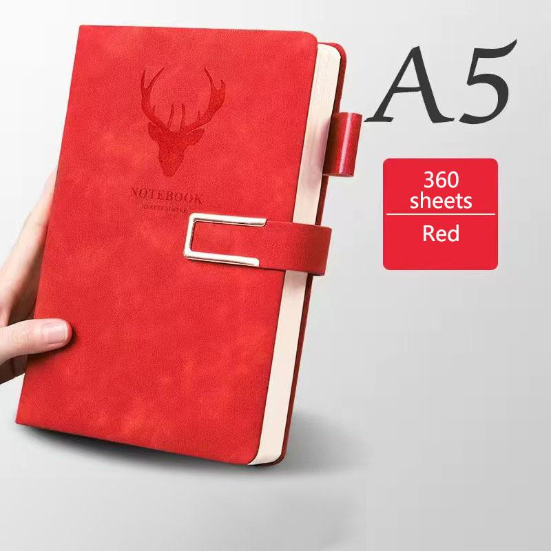 A5 Leather Notebook Diary Custom Logo Business Journal Writing Genuine Leather Handmade