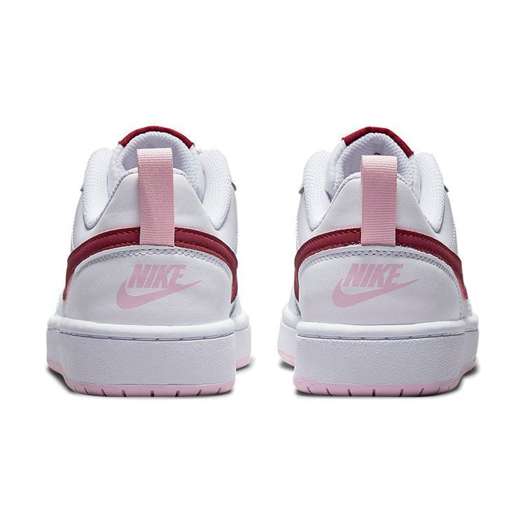 Nike Court Borough Low 2 GS Blanc Betterave Sombre BQ5448-120