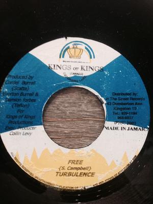 7inch Record TURBULENCE / MR. G, NICKY D - Free / Suspicion NONE Kings of Kings 2001 Jamaica Reggae, Ska & Dub Used