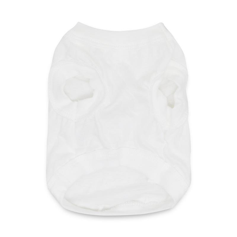 Dog Shirts Pet Clothes Blank Clothing Puppy Vest T-Shirt Sleeveless Costumes Doggy Soft and Breathable Apparel Outfits for Cats