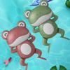ASWJ Bath Toys for Toddlers Chain Clockwork Swim Backstroke Little Frog Baby Bathe Cute Appease Animal Toy Gift Bath Toys Kids