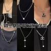 Cold Wind Autumn and Winter Versatile Necklace Women's Light Luxury High-end Metal Sweater Chain Niche Versatile Sweater Chain Accessories