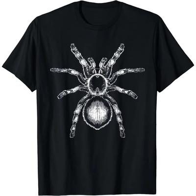 Horror Gothic Tarantula Huge Spider Halloween Costume Arachnophobia T-Shirt for Unisex Unisex Party Camping Outdoor Look Daily