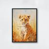 Cute Baby Animal Nursery Posters Cute Wildlife Prints Canvas Oil Painting Woodland Wall Art Pictures Home Kids Room Decoration