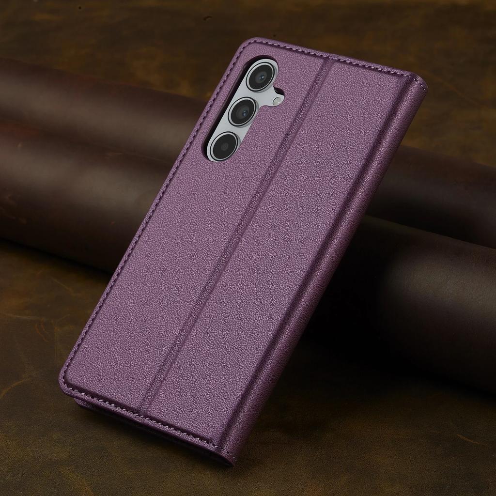 Flip Lederhülle für Samsung Galaxy A15 A35 A55 A14 A34 A54 A56 A16 A36 S25 S24 S23 Ultra S22 S21 Plus S20 FE Handykartenhülle