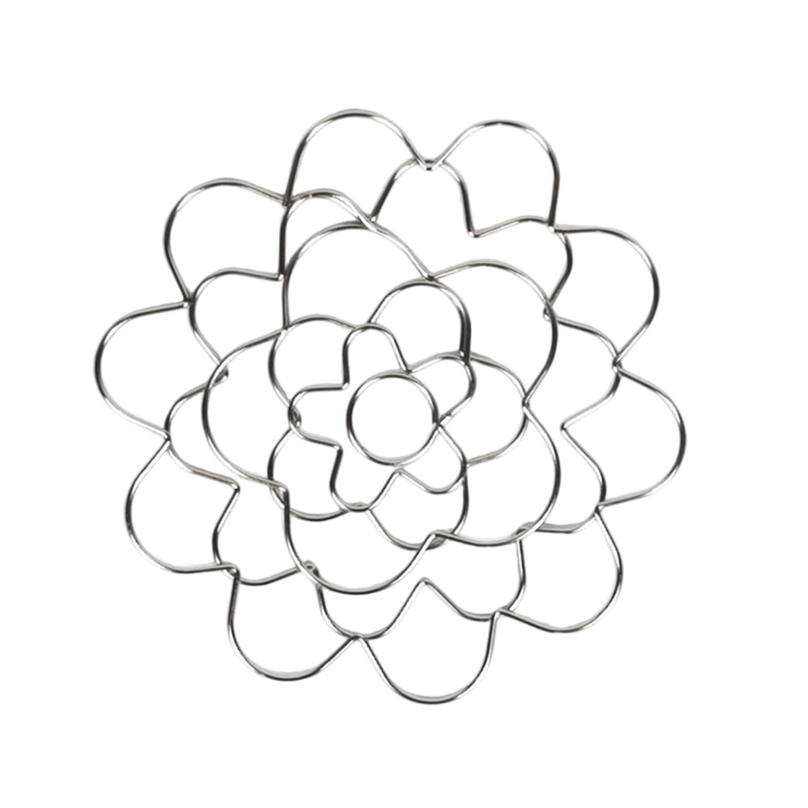 

Floral Grid Organizer Foldable Flower Frog Wire Arranger Metal Wire Flower Arrangement Holder for Vase Floral Stems Bouquets