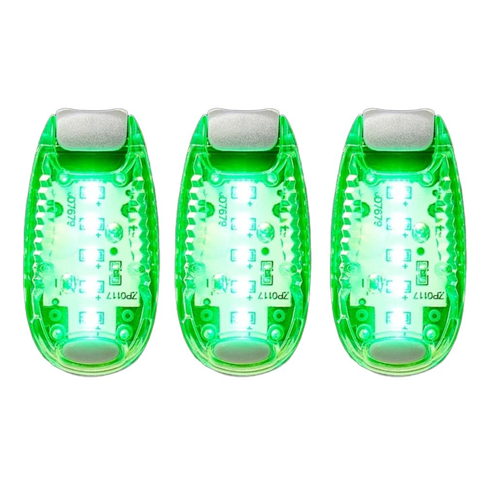 3 szt. Mini lampka tylna LED do motocykla, zewnętrzna, do jazdy nocnej, wodoodporna, lampka na ramię, klips tylny, lampka na kask, lampka ostrzegawcza nocna, lampka na plecak