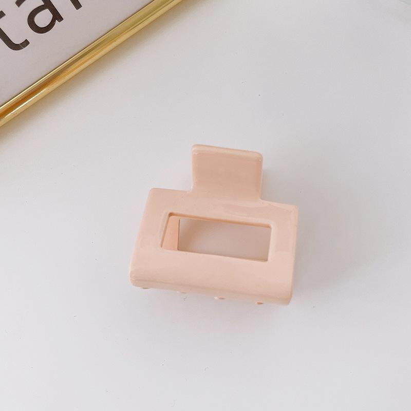 Korean Hair Clips for Women Claw Clip Elegant Candy Colors Square Hollow Crab for Hair Girls Hair Accessories Hair Barrettes New