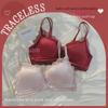 Elegant Red Bridal Seamless Lingerie Set for Women
