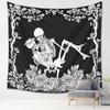 Tapestry The Kissing Lovers Tapestry Wall Hanging Constellation Skeleton Tapestry
