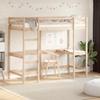 VidaXL Bunk Bed with Desk, Loft Bed with Slatted Base for Child, Bedroom Furniture, Modern, 90x190 Cm 842858