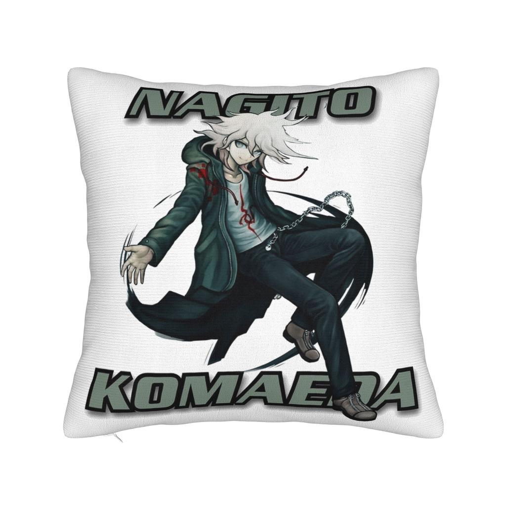 Nagito Komaeda Danganronpa Anime Pillowcase Printed Cushion Cover Decoration Pillow Case Cover Home Square