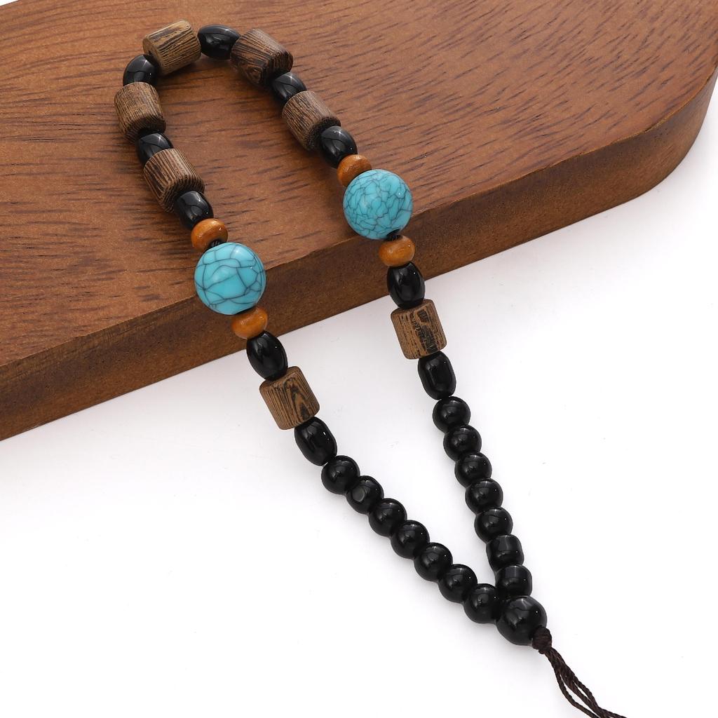 Manico con Corda per Appendere in Perline di Legno con Ali 12-14cm per Fai da Te Gioielli Artigianato Decorazione Accessori