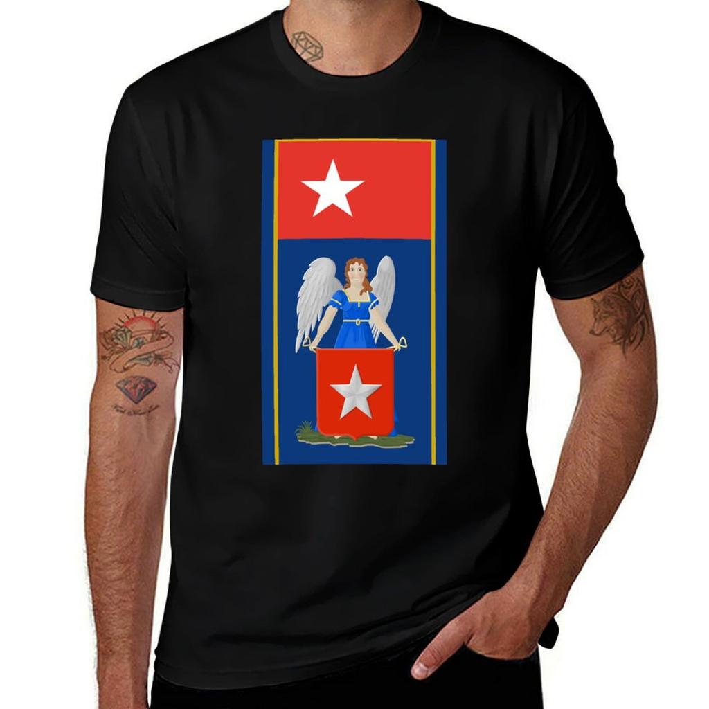 Maastricht Flag Coat Of Arms Tshirt Street Fashion Casual Tee Shirt