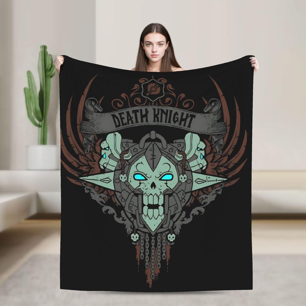 World of Warcraft Game Flannel Blankets Super Warm Throw Blanket for Outdoor Travel Office Aesthetic Bedspread Sofa Bed Cover