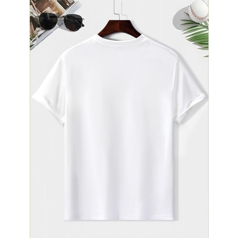 European Size A New Stylish And Personalized Boston Letter Print Casual And Comfortable Sports T-Shirt, Perfect for a Cool And Fashionable Summer
