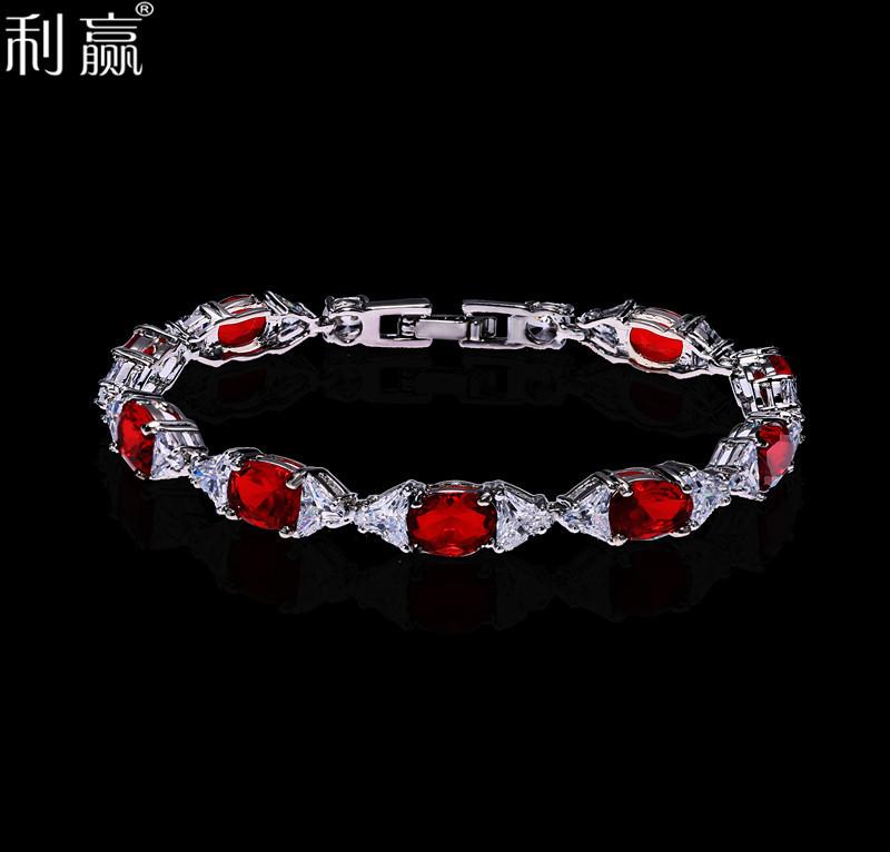 High-End Zircon Bracelet Hand Jewelry, Electroplating Exquisite Workmanship