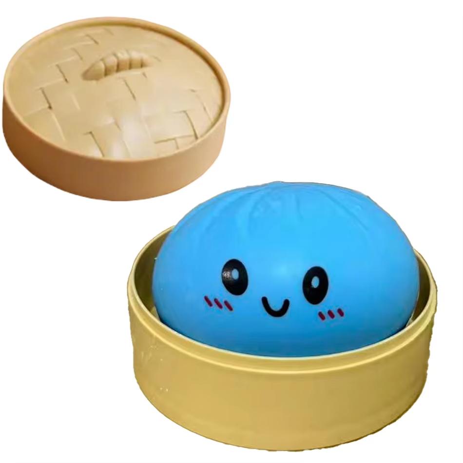 Dumpling-Shaped Pressure Anti-Stress Toy, Cute And Colorful, Slow Rising, For Children And Adults, Ant Gift