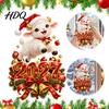 Christmas Lamb Window Art 2027 New Year Clings Cartoon Sheep Static Glass Stickers Door Festive Ornaments of Goat Decal for Holiday Home Office