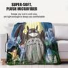 Hayao Miyazaki Klassische Anime-Decke Für Büro Reisen Komfort Freizeit Camping Reise Multifunktionale Universelle Decke Ventilator Geschenk