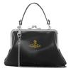 VIVIENNE WESTWOOD Granny Frame Wallet Handbag Women Handbags Black Yellow 4B010016W-S0027-001