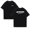 2026 NewSummer WORK Short Sleeve Classic Wheel Racing Sponsor Clothing RIM Car Fashion T-shirt Modified Car T-shirt Men T-shirt