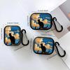 Earphone Cases Cover Case For Airpods Pro 1 Pro3 3 2 4 Pro2 Anime Illustration Cat